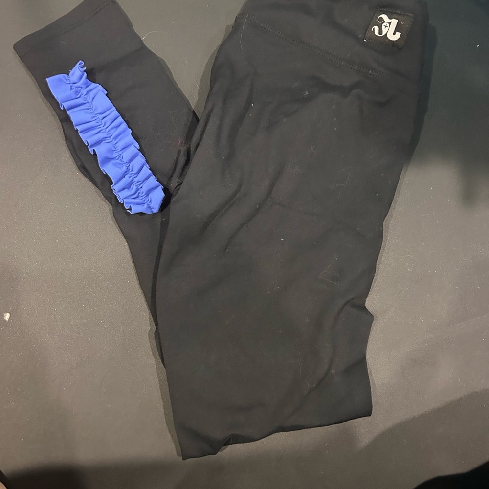 JoJax black and blue leggings (petite)